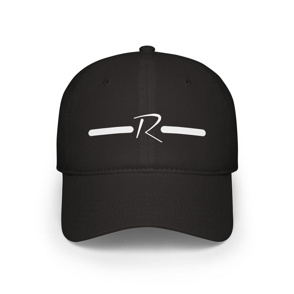 'R' Logo Black Baseball Hat