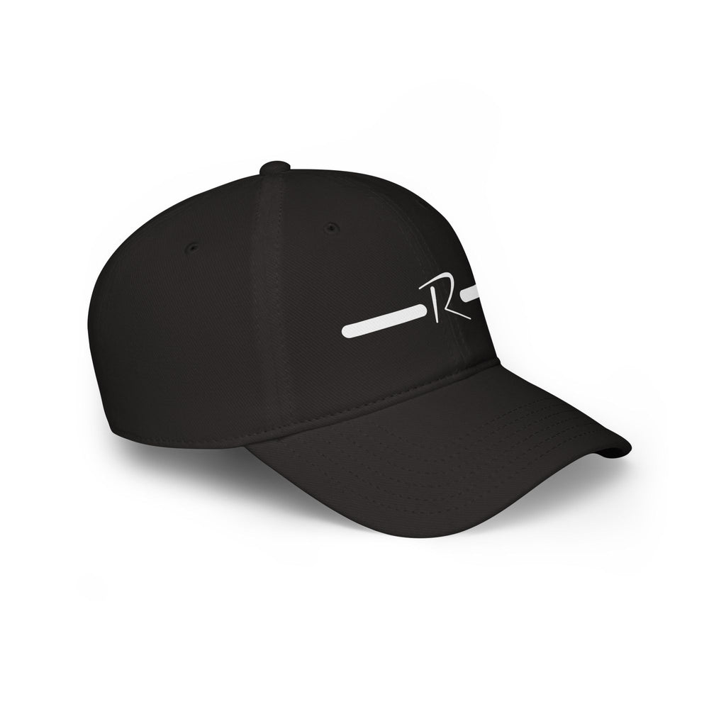'R' Logo Black Baseball Hat
